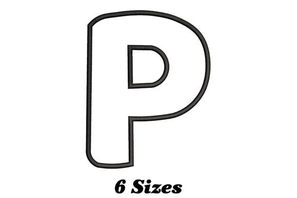 Alphabet Letter P Outline: A Versatile Design