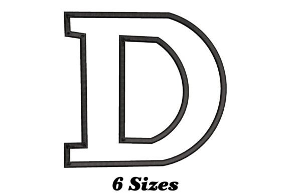 Charming Alphabet Letter D Outline for Gifts