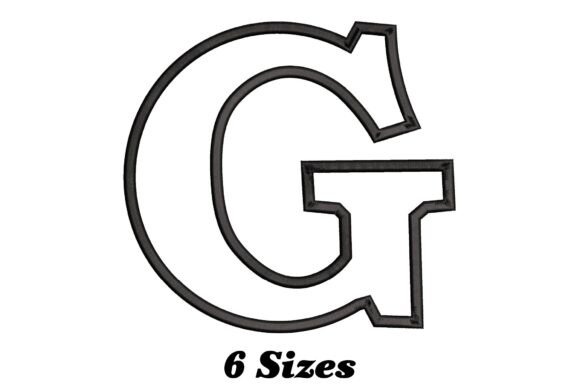 Charming Alphabet Letter G Outline for Seasonal Decor