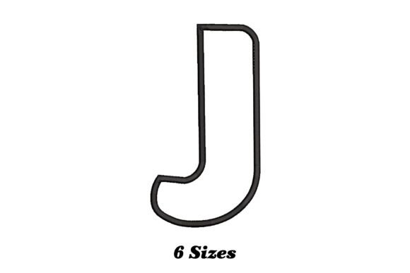 Charming Alphabet Letter J Outline for Gifts