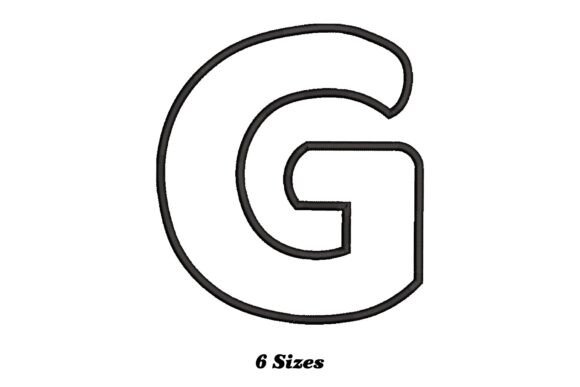 Charming Creative Letter C Embroidery Design