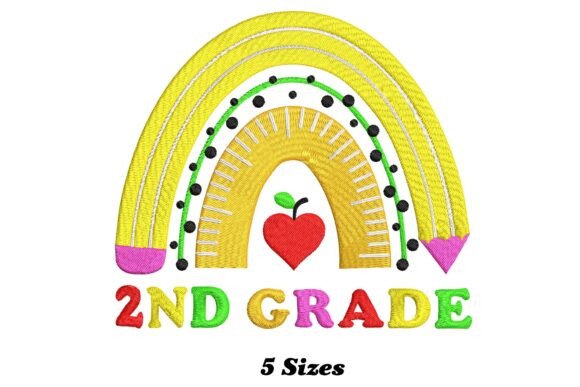 Charming Enchanting 2nd Grade Rainbow