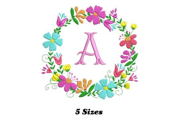 Charming Flower Alphabet Letter a for Gifts