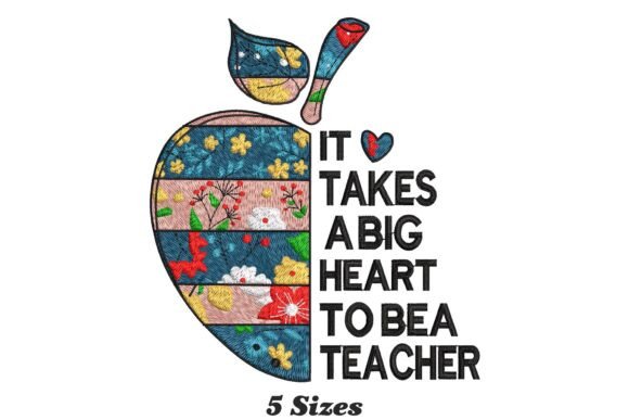 Charming Teacher Embroidery for Seasonal Gifts