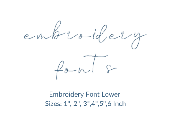 Dealoras Font Lowercase: A Versatile Embroidery Choice