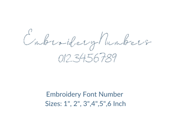 Dealoras Font Numbers: A Versatile Embroidery Choice