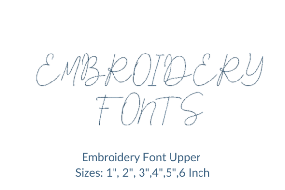 Dealoras Font Uppercase: A Stylish Embroidery Choice