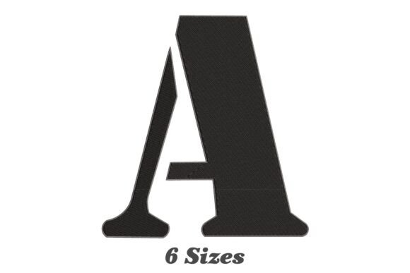 Elegant Letter a for Charming Apparel Embroidery