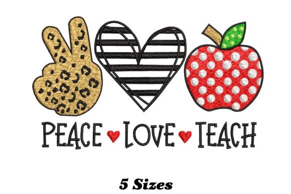 Peace Love Teach: A Charming Addition to Your Holiday Collection