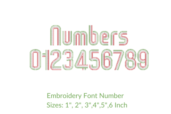 Wox Font Numbers: A Versatile Embroidery Choice