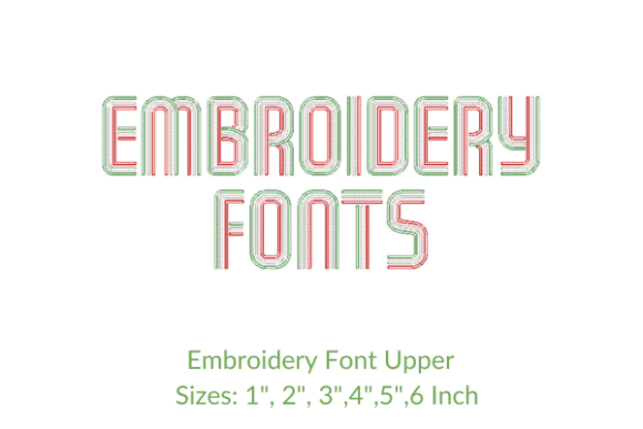 Wox Font Uppercase: A Stylish Embroidery Choice